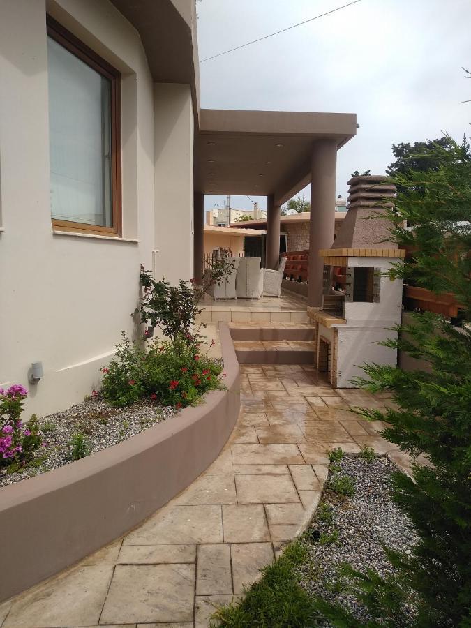 Maia Luxury Pool Villa Afantou Bagian luar foto