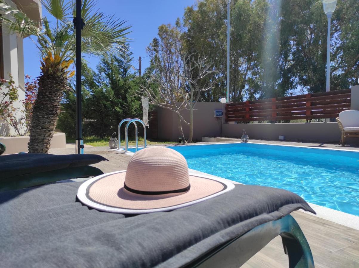 Maia Luxury Pool Villa Afantou Bagian luar foto